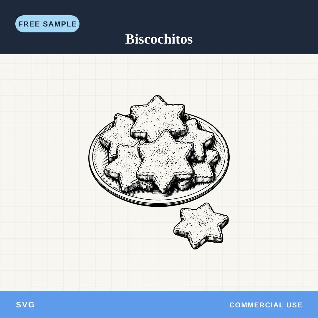 Free Biscochitos SVG sample