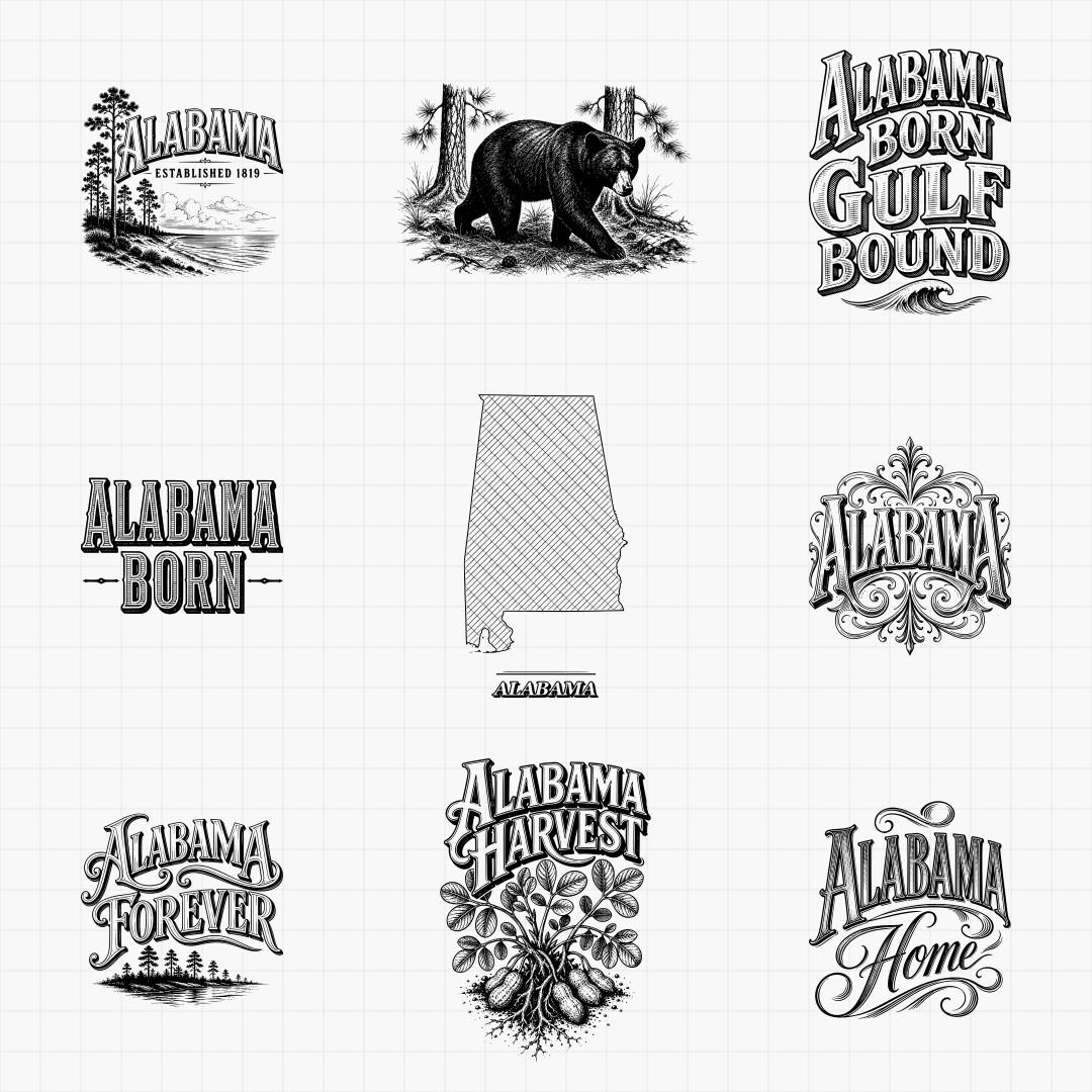 Alabama State Pride & Travel Designs - Thumbnail 2