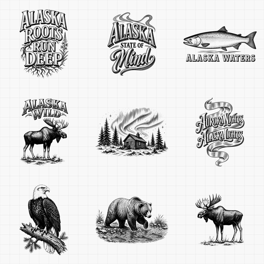 Alaska State Pride & Travel Designs - Thumbnail 4