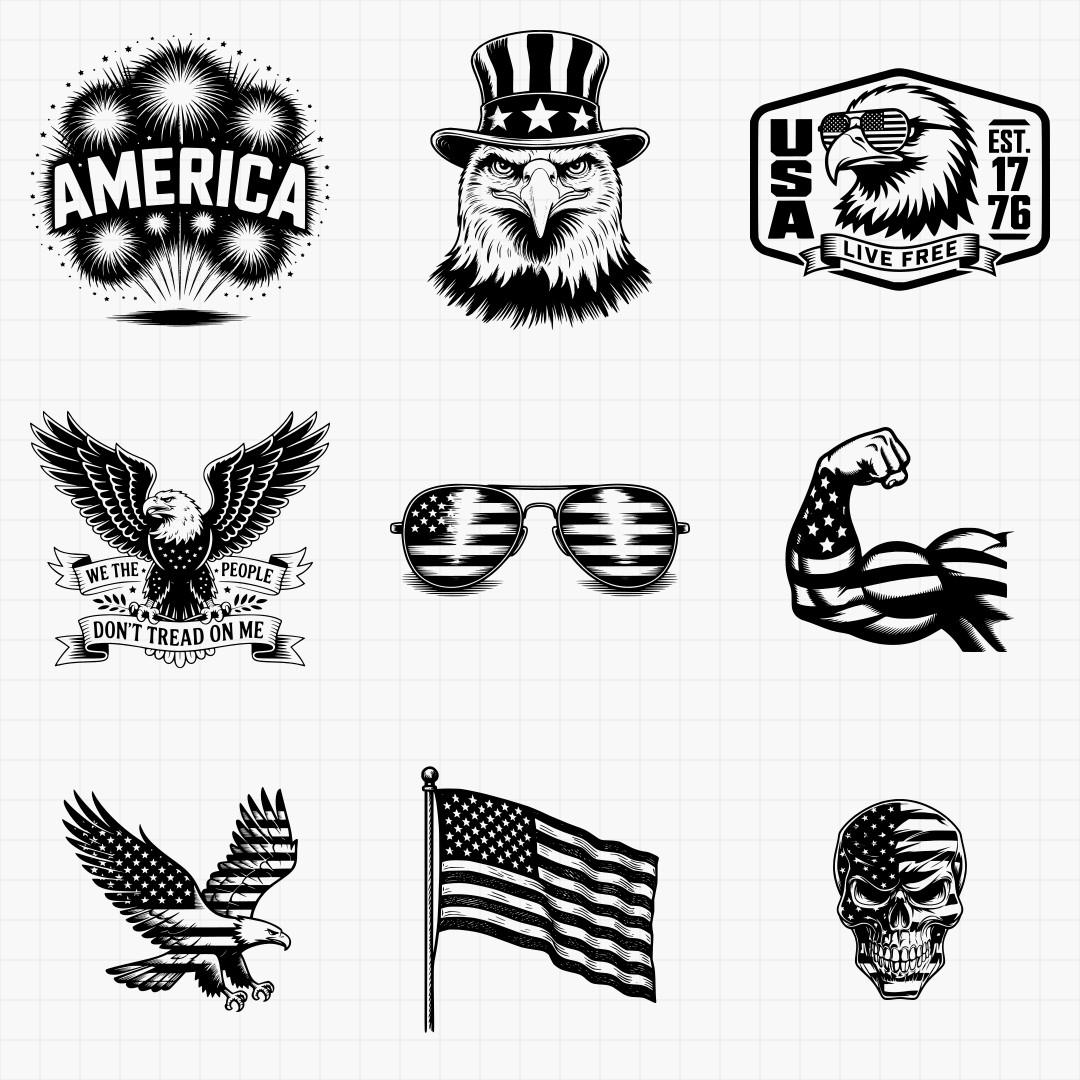 American Patriot Svg Pack - Thumbnail 2
