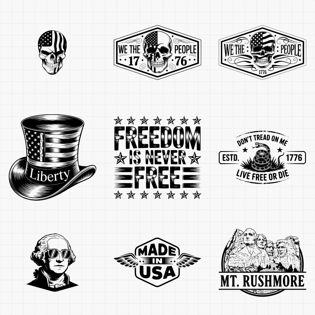 American Patriot Svg Pack - Thumbnail 3