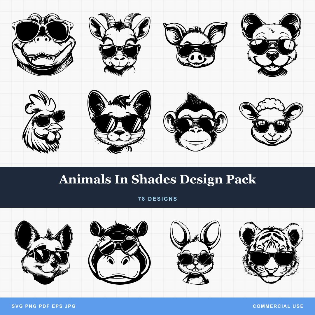 Animals In Shades Design Pack