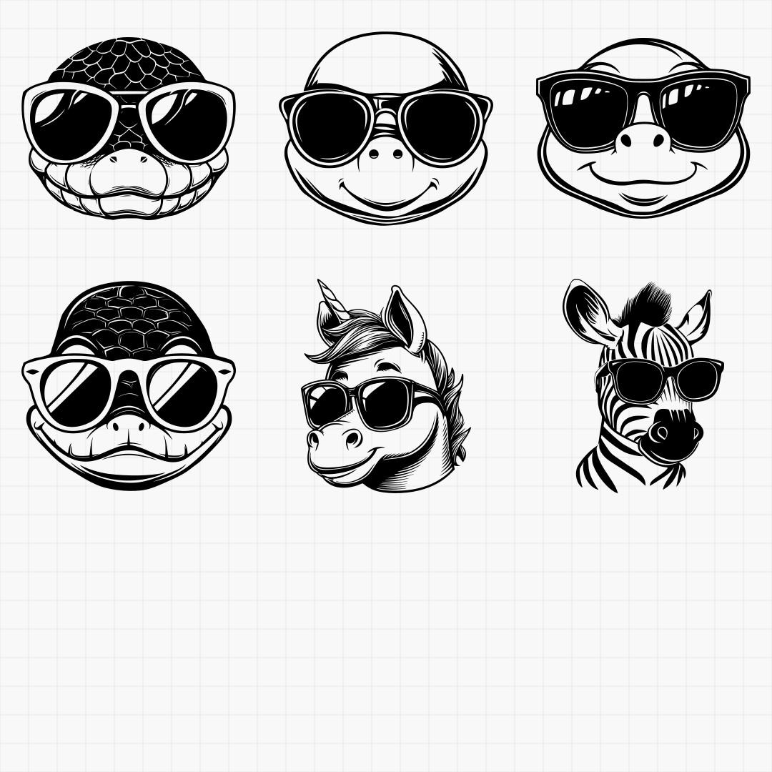 Animals In Shades Design Pack - Thumbnail 10