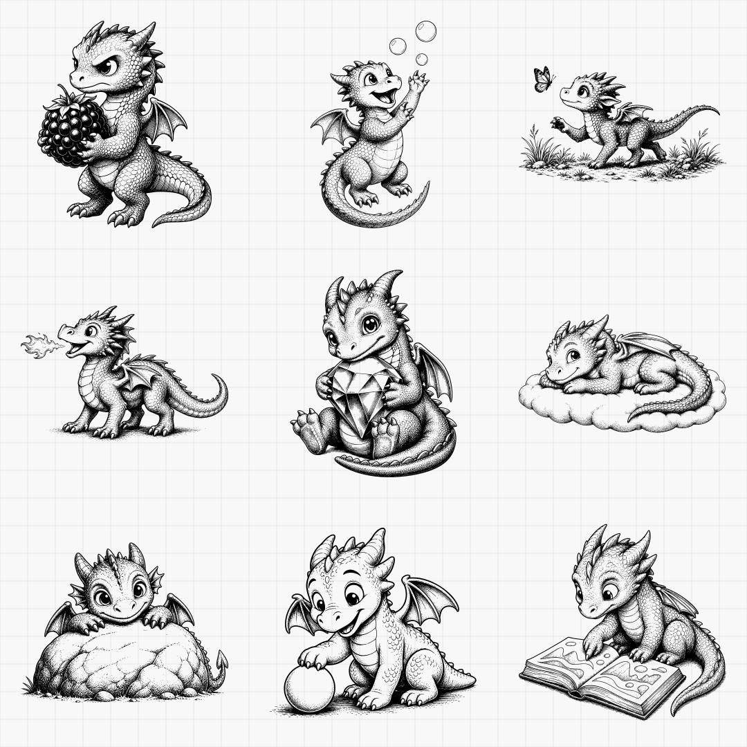 Baby, Friendly & Family Dragons - Thumbnail 2