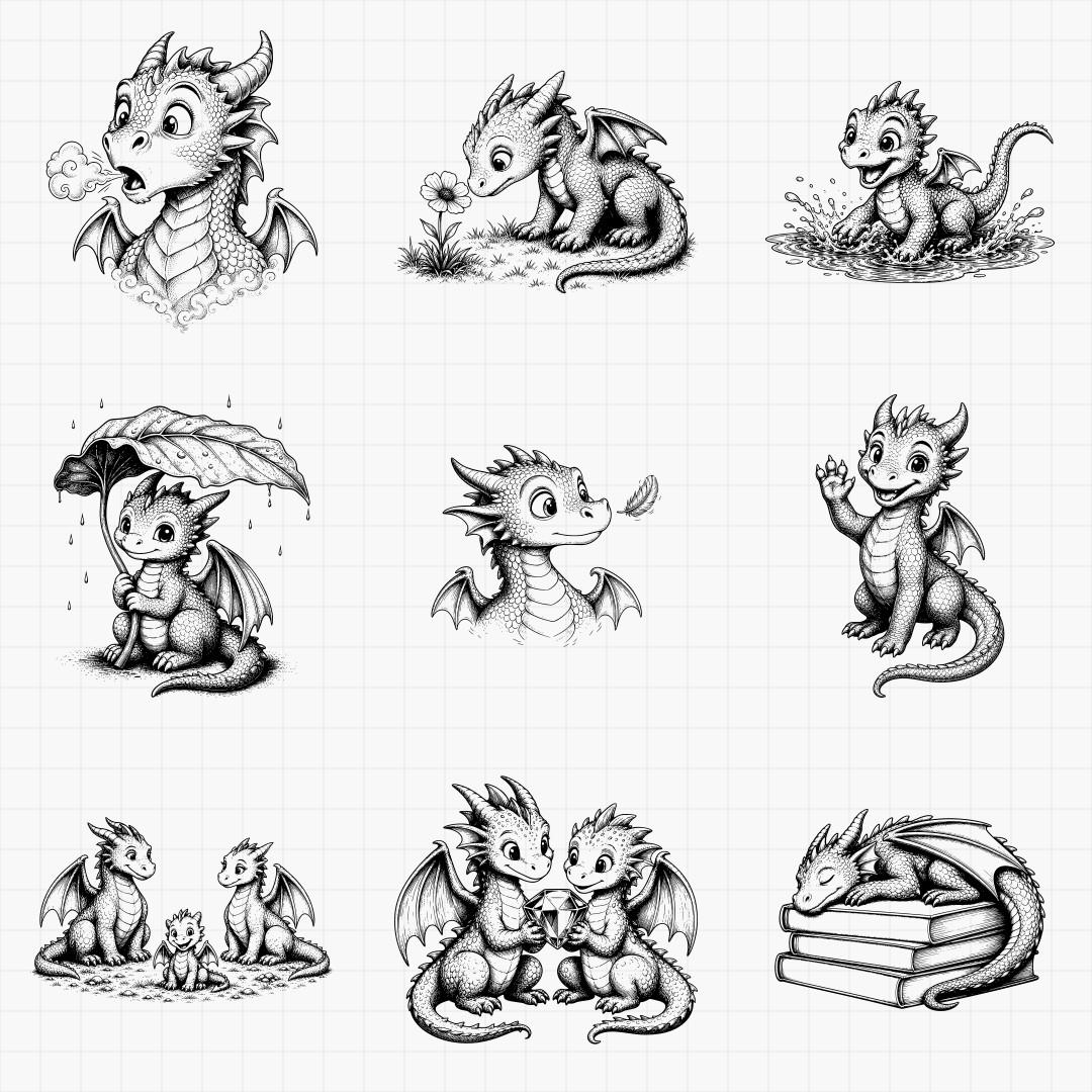 Baby, Friendly & Family Dragons - Thumbnail 3