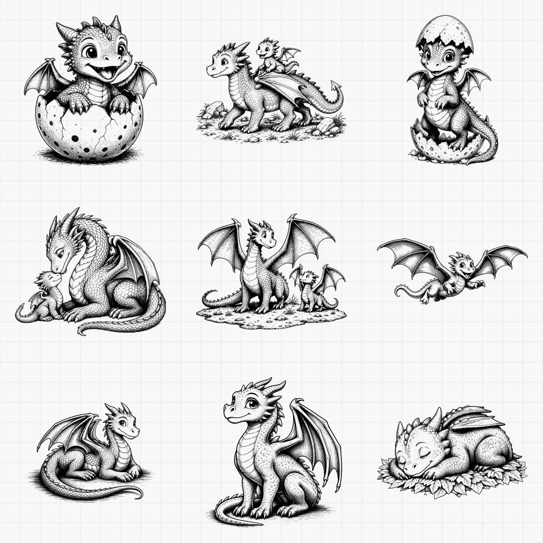 Baby, Friendly & Family Dragons - Thumbnail 4