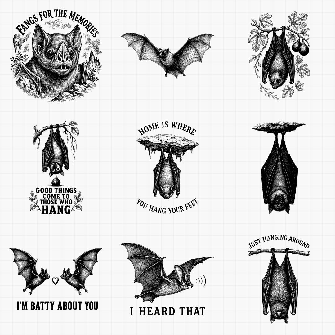 Bat SVG Designs - Thumbnail 3