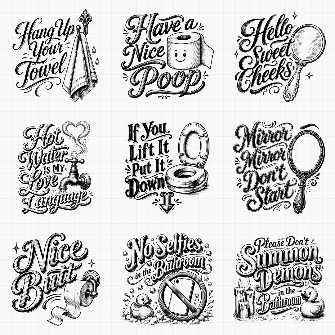 Bathroom Humor Signs - Thumbnail 3