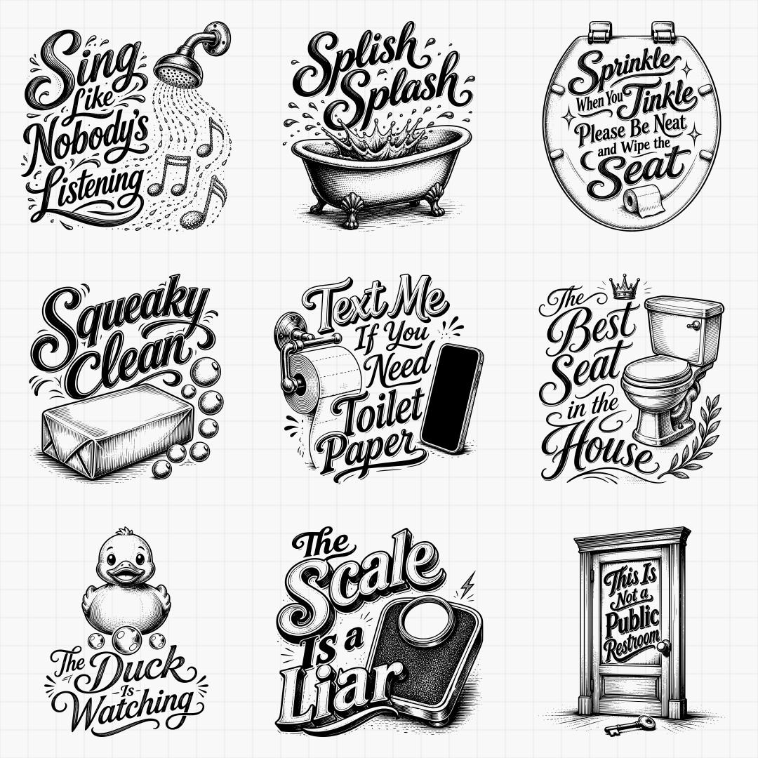 Bathroom Humor Signs - Thumbnail 5