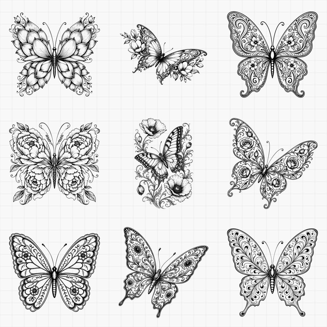 Beautiful Butterfly Designs - Thumbnail 4