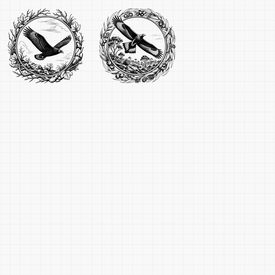 Bird of Prey Relief Medallions - Thumbnail 6