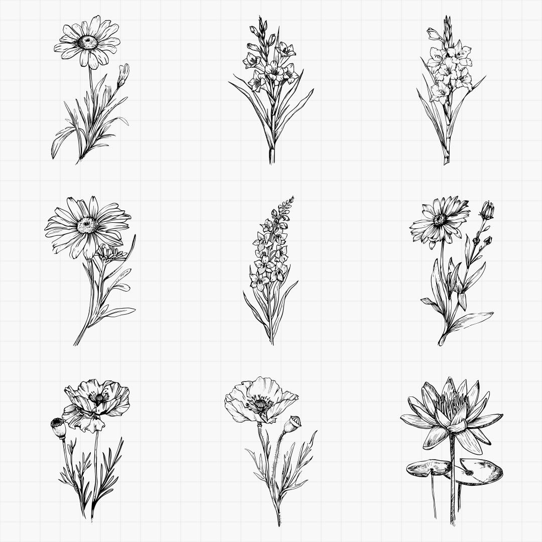 Birth Month Flower Designs - Thumbnail 2