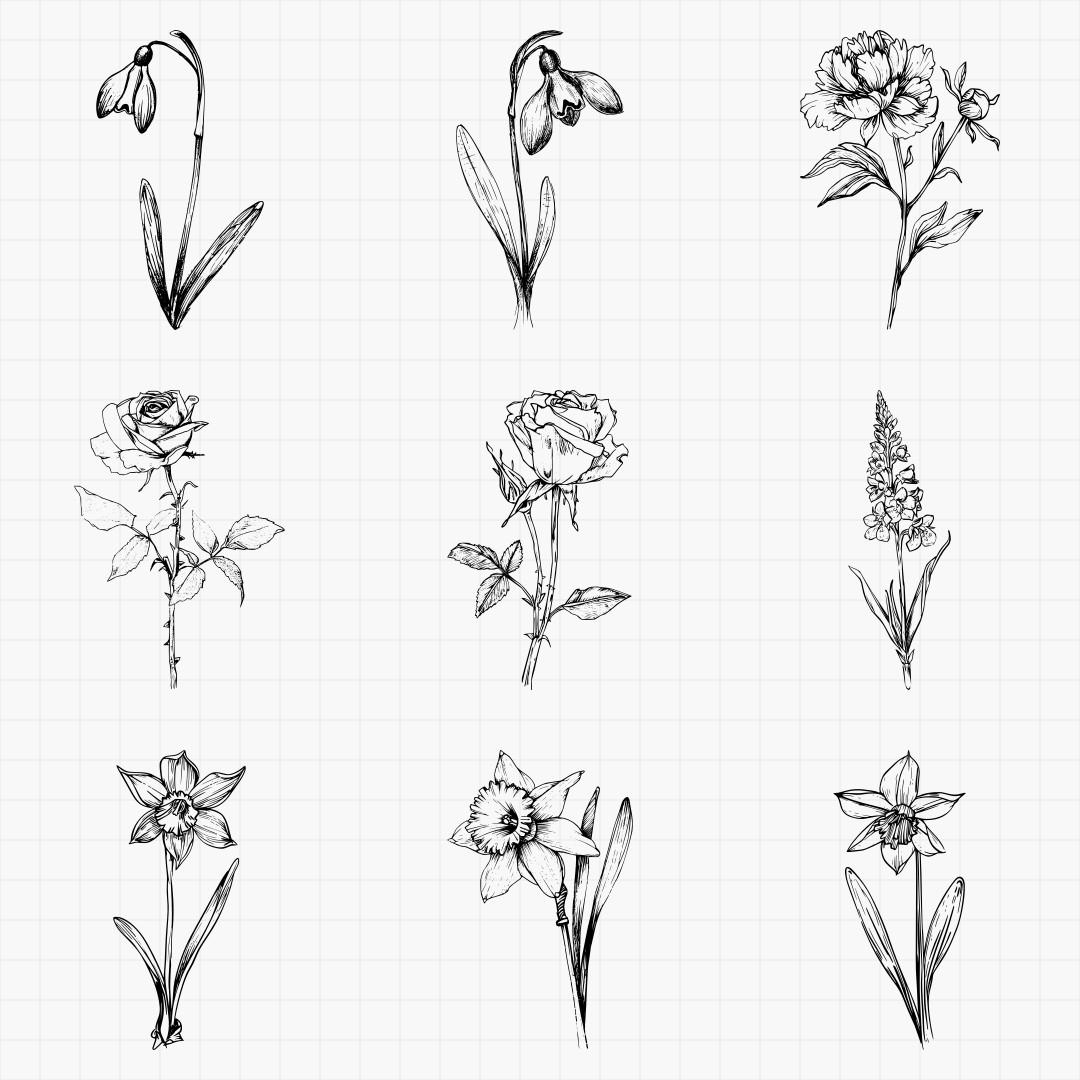 Birth Month Flower Designs - Thumbnail 5