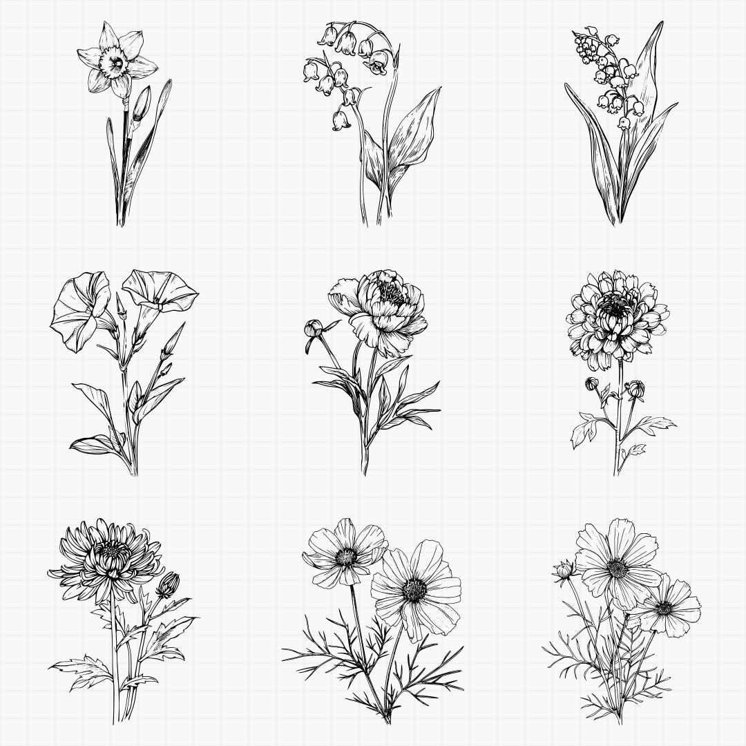 Birth Month Flower Designs - Thumbnail 6