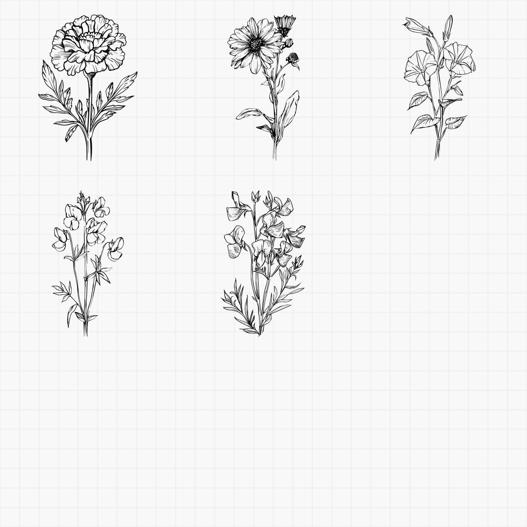 Birth Month Flower Designs - Thumbnail 7