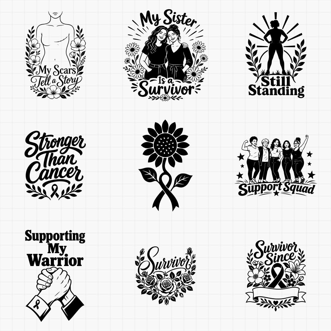 Breast Cancer Awareness & Survivor Designs - Thumbnail 5