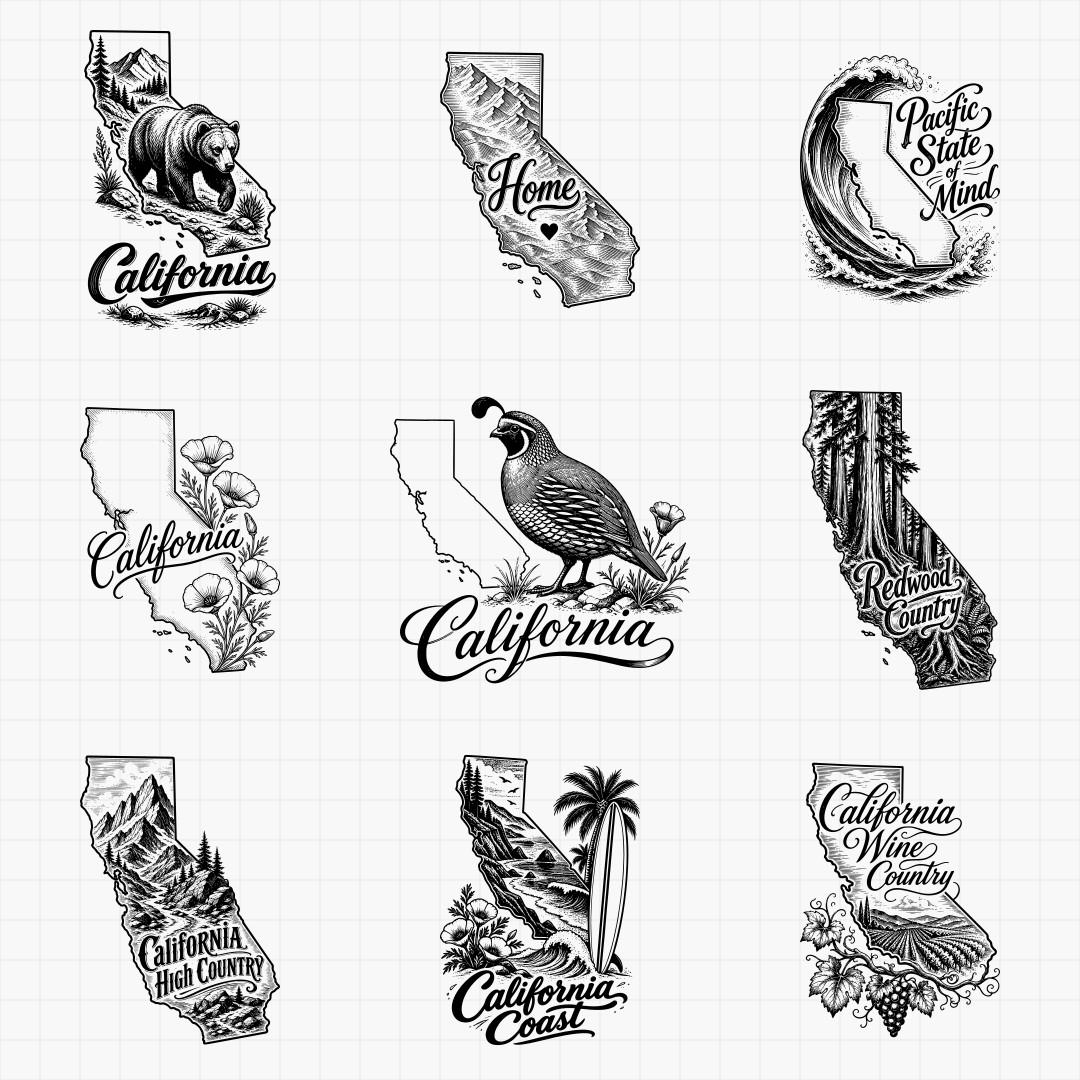 California State Pride & Travel Designs - Thumbnail 3