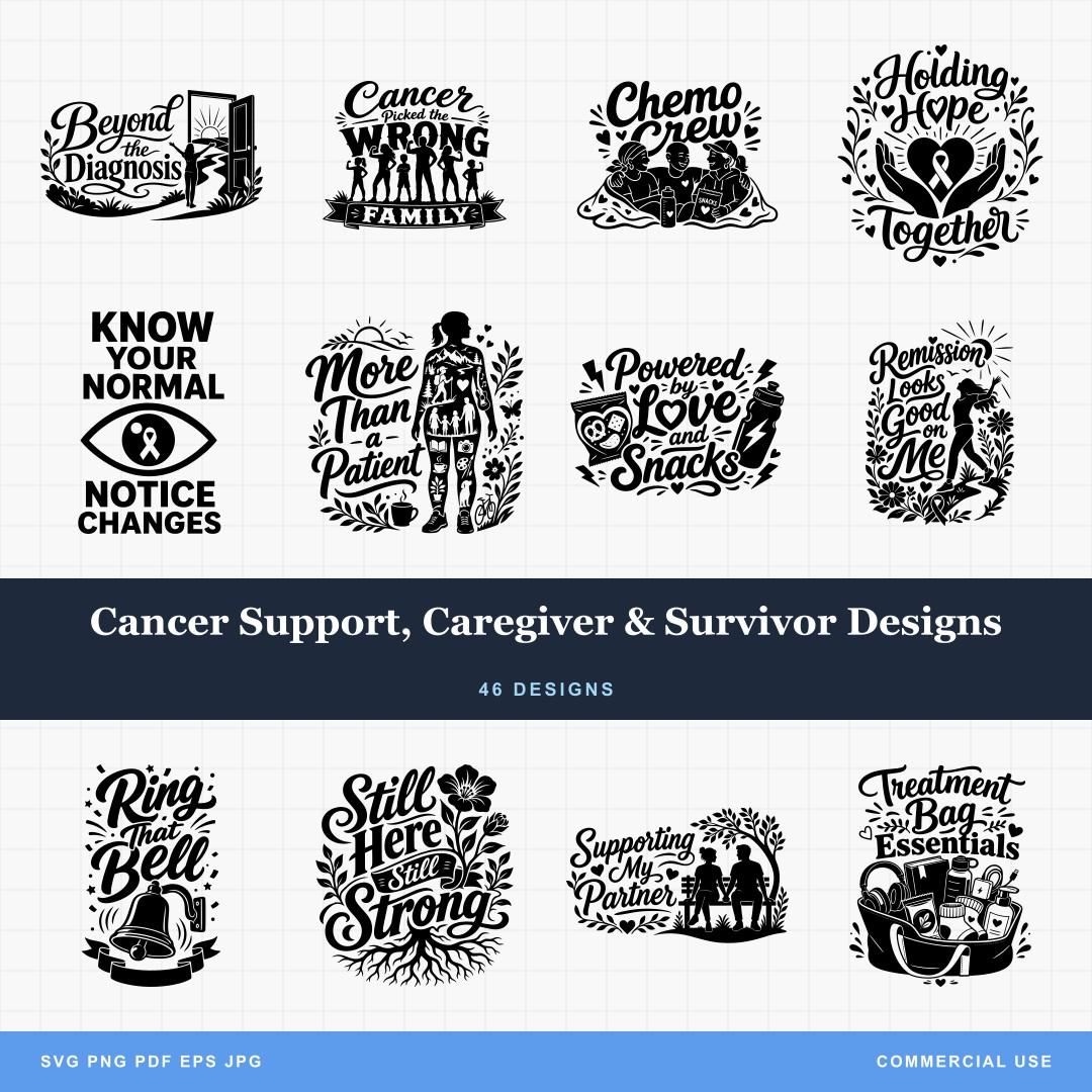 Cancer Support, Caregiver & Survivor Designs