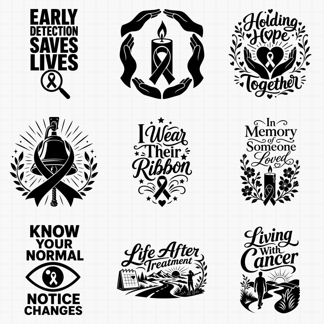 Cancer Support, Caregiver & Survivor Designs - Thumbnail 3