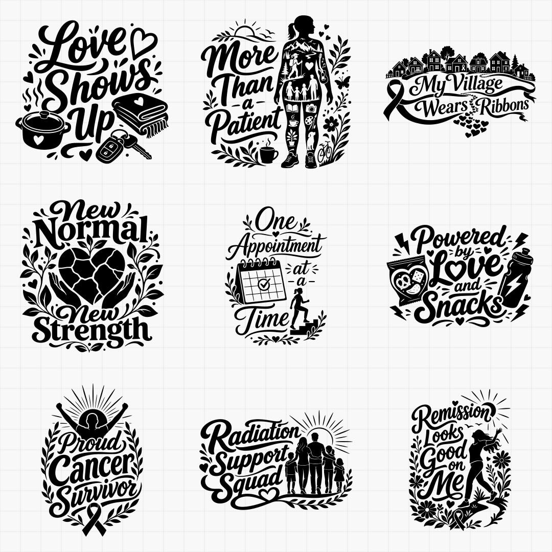 Cancer Support, Caregiver & Survivor Designs - Thumbnail 4