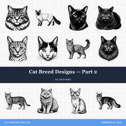 Cat Breed Designs — Part 2