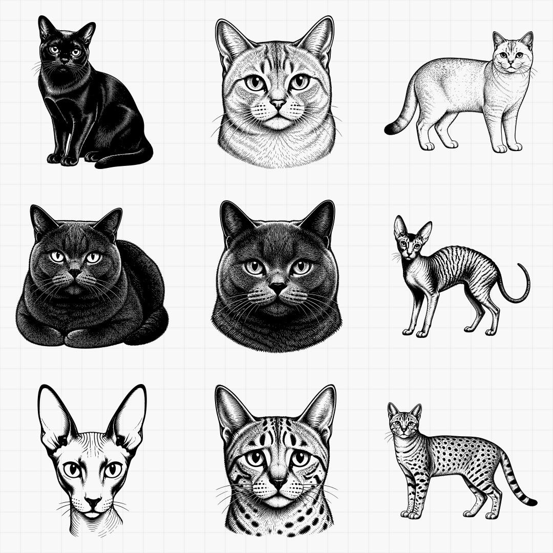 Cat Breed Designs — Part 2 - Thumbnail 3