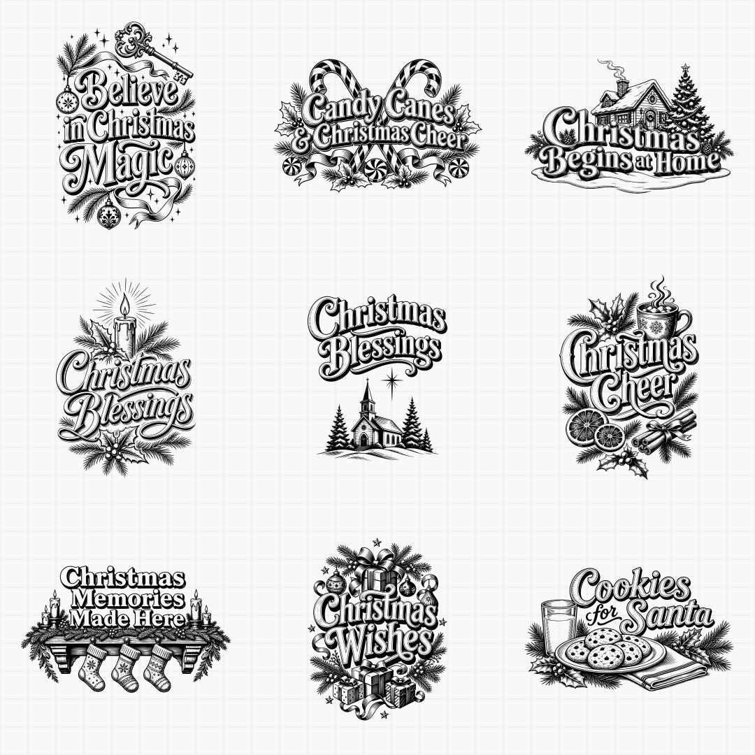 Christmas Cutting Board Sayings - Thumbnail 2