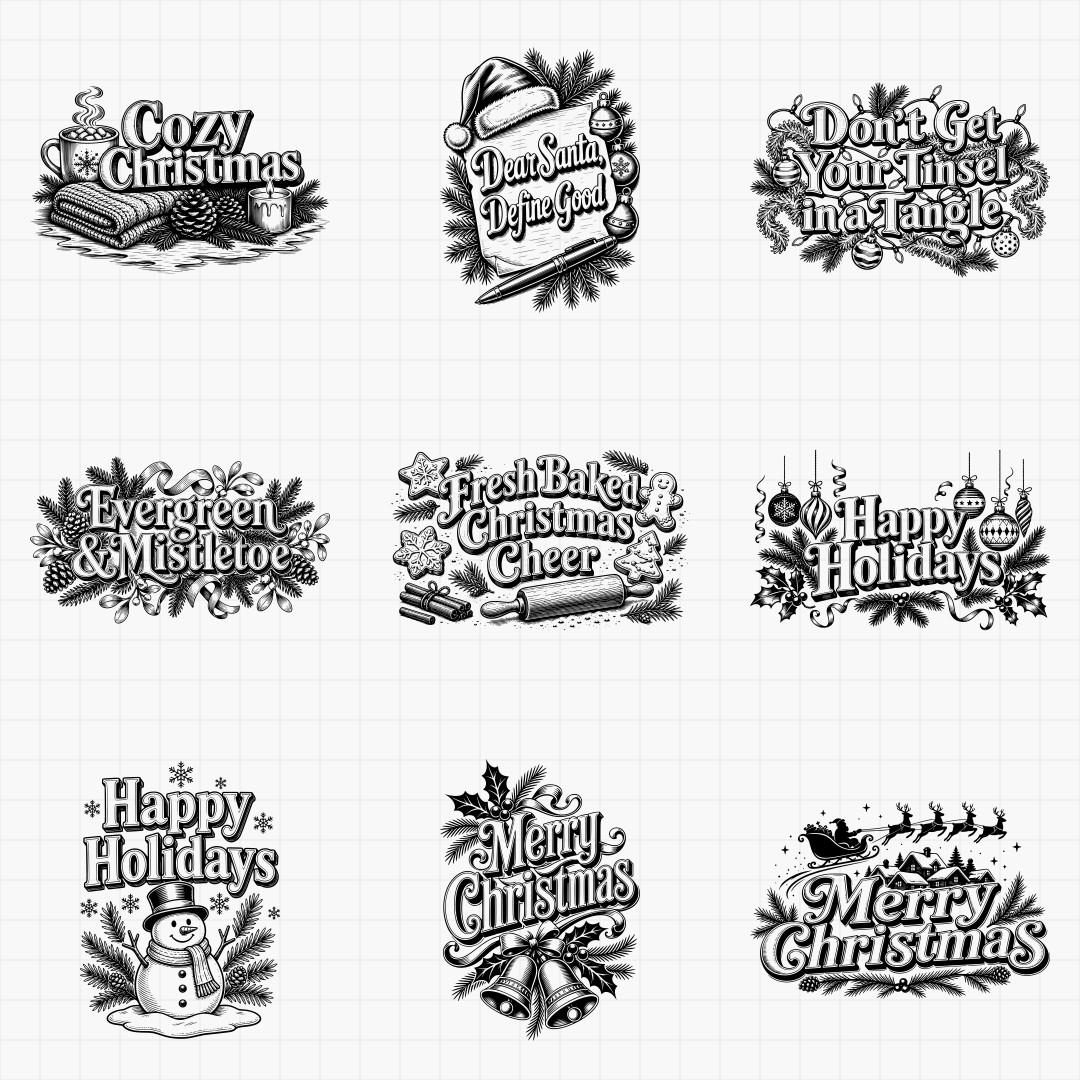 Christmas Cutting Board Sayings - Thumbnail 3