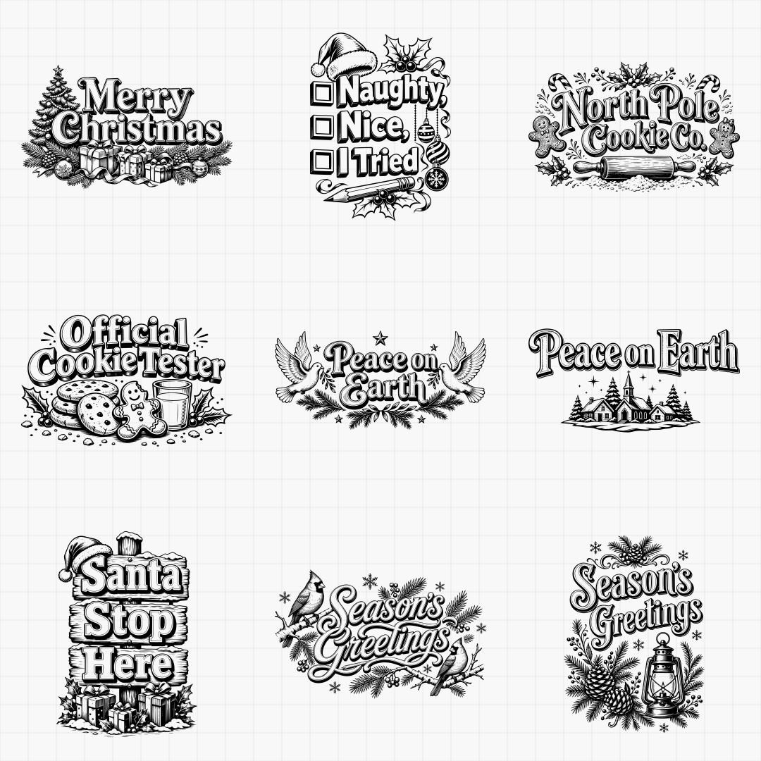 Christmas Cutting Board Sayings - Thumbnail 4