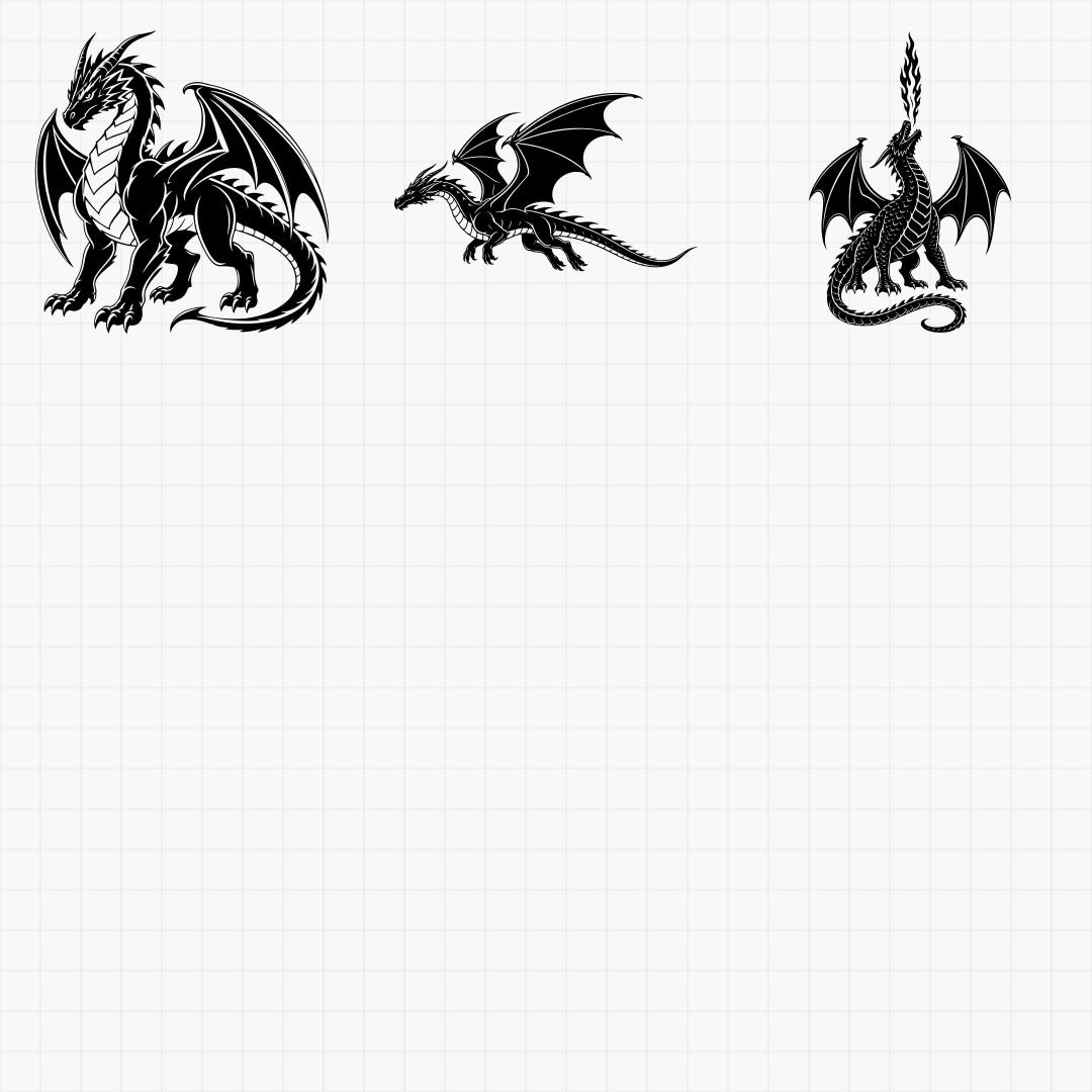 Classic Western Dragon Designs - Thumbnail 5