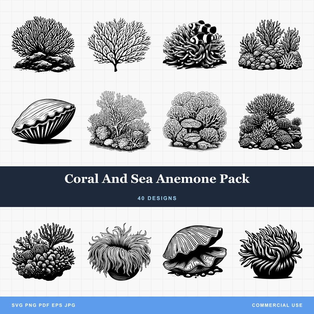 Coral And Sea Anemone Pack