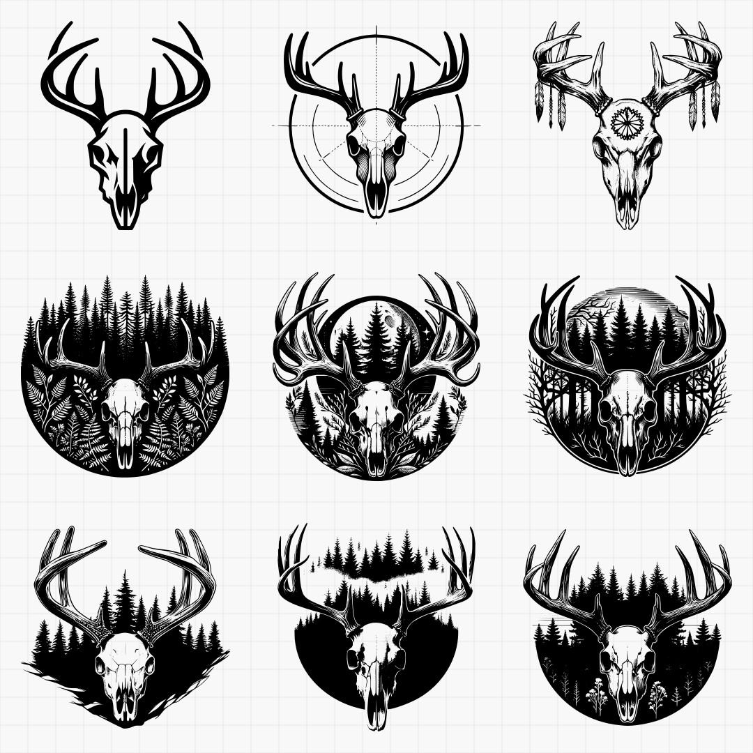 Deer Skull Designs - Thumbnail 3