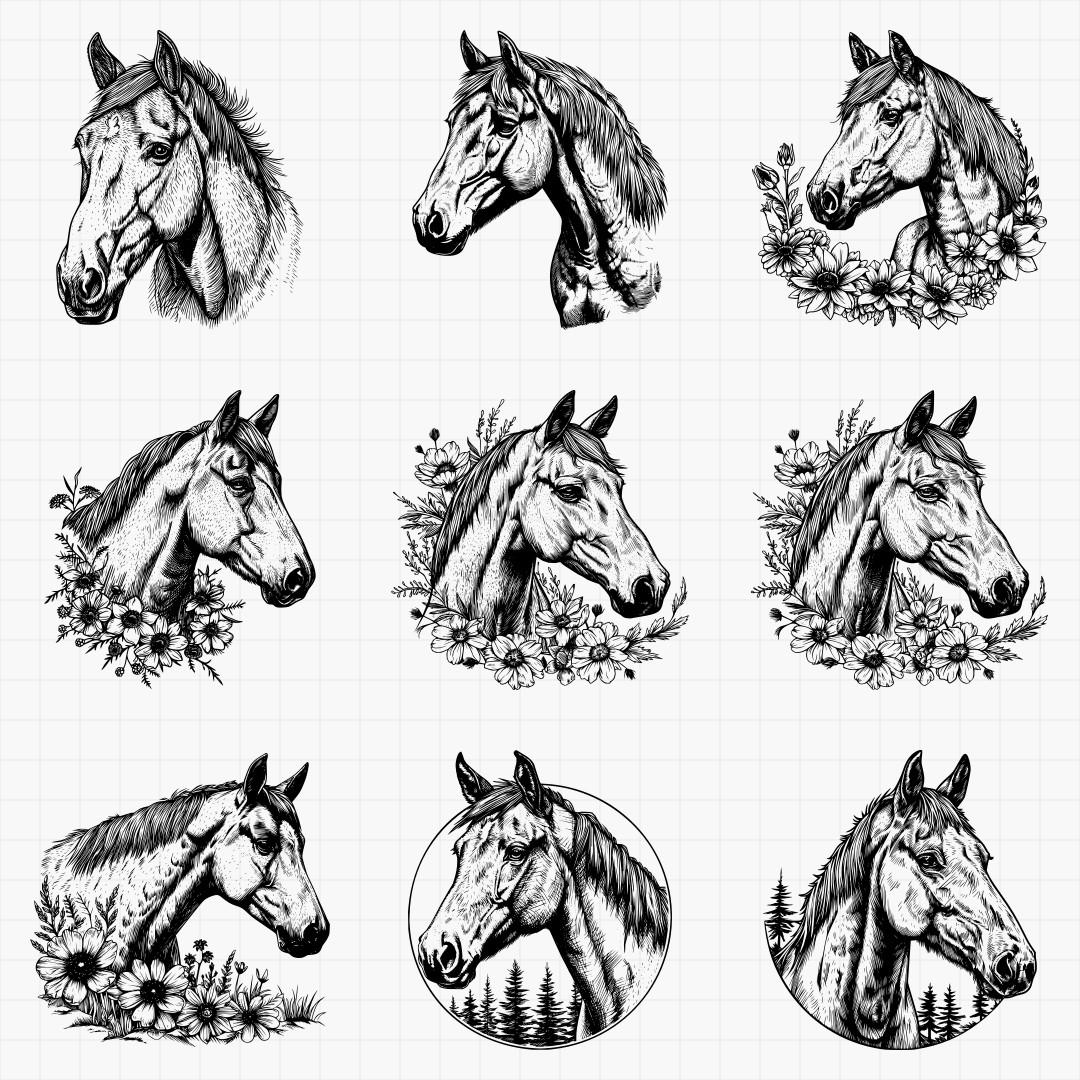 Detailed Horse Designs - Thumbnail 4