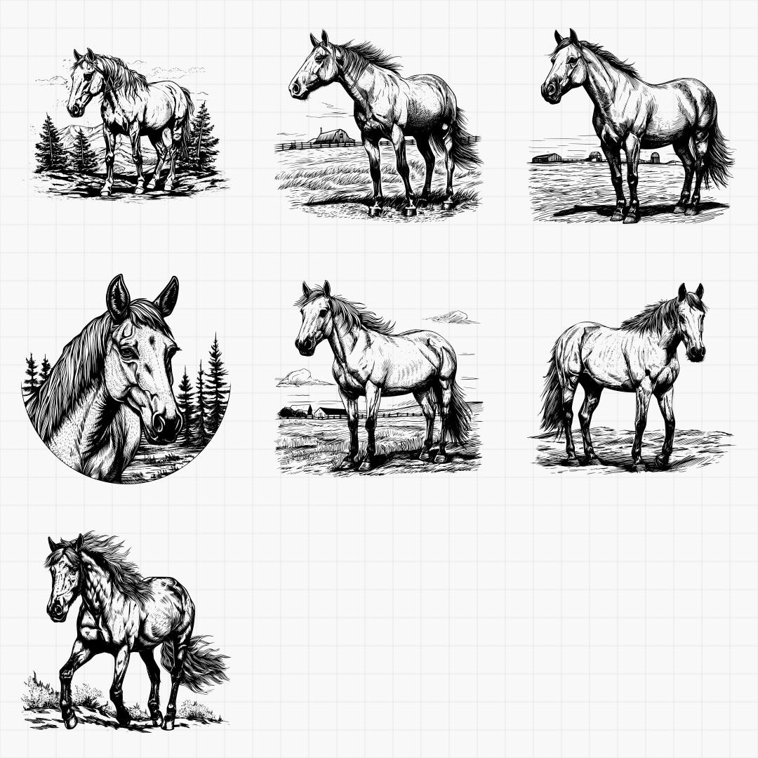 Detailed Horse Designs - Thumbnail 6