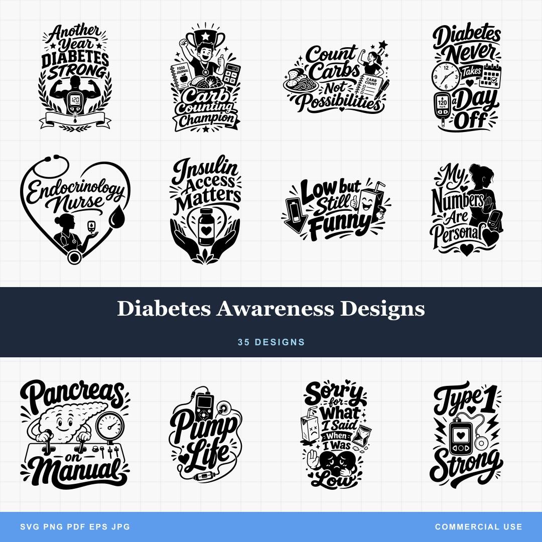 Diabetes Awareness Designs