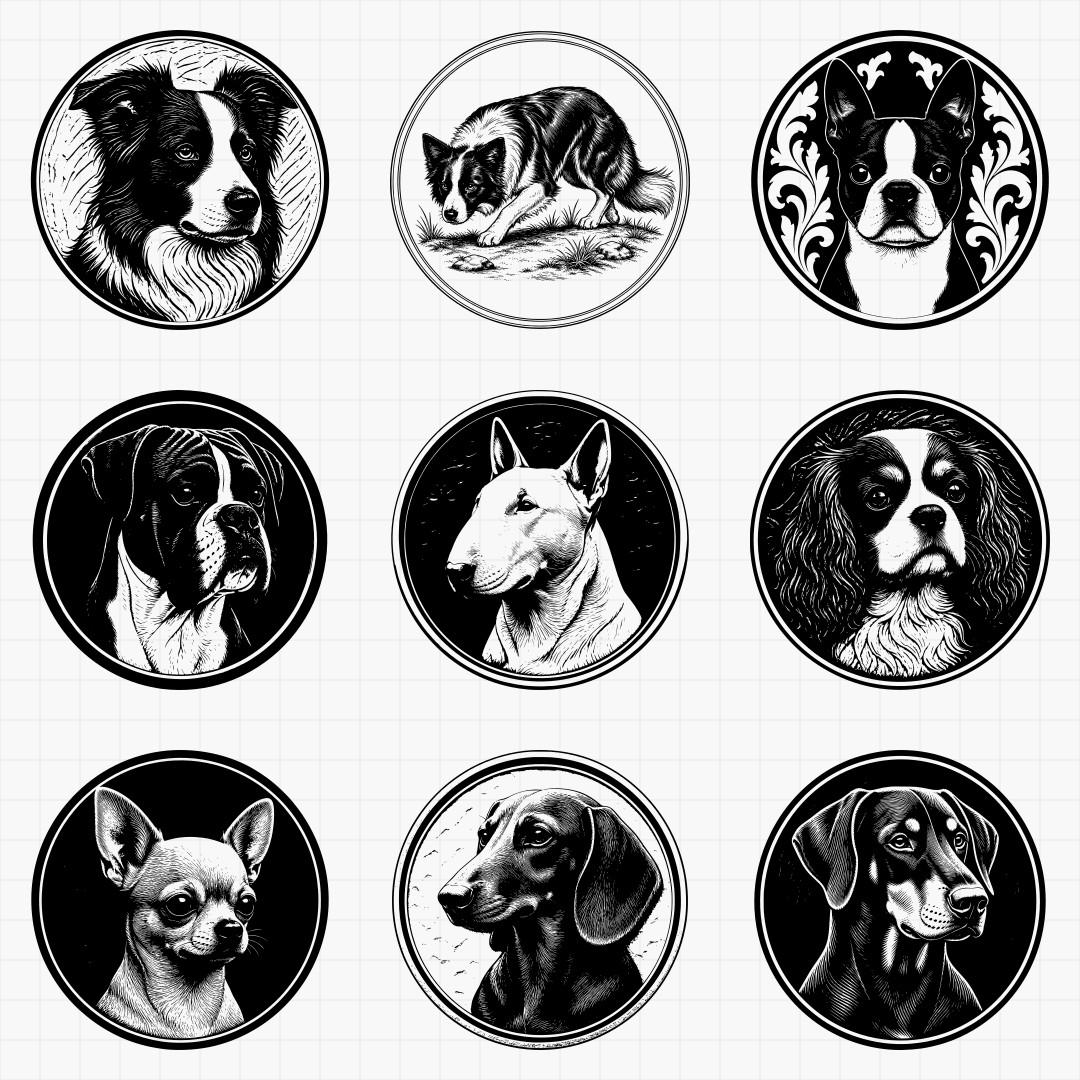 Dog Breed Relief Medallions - Thumbnail 3
