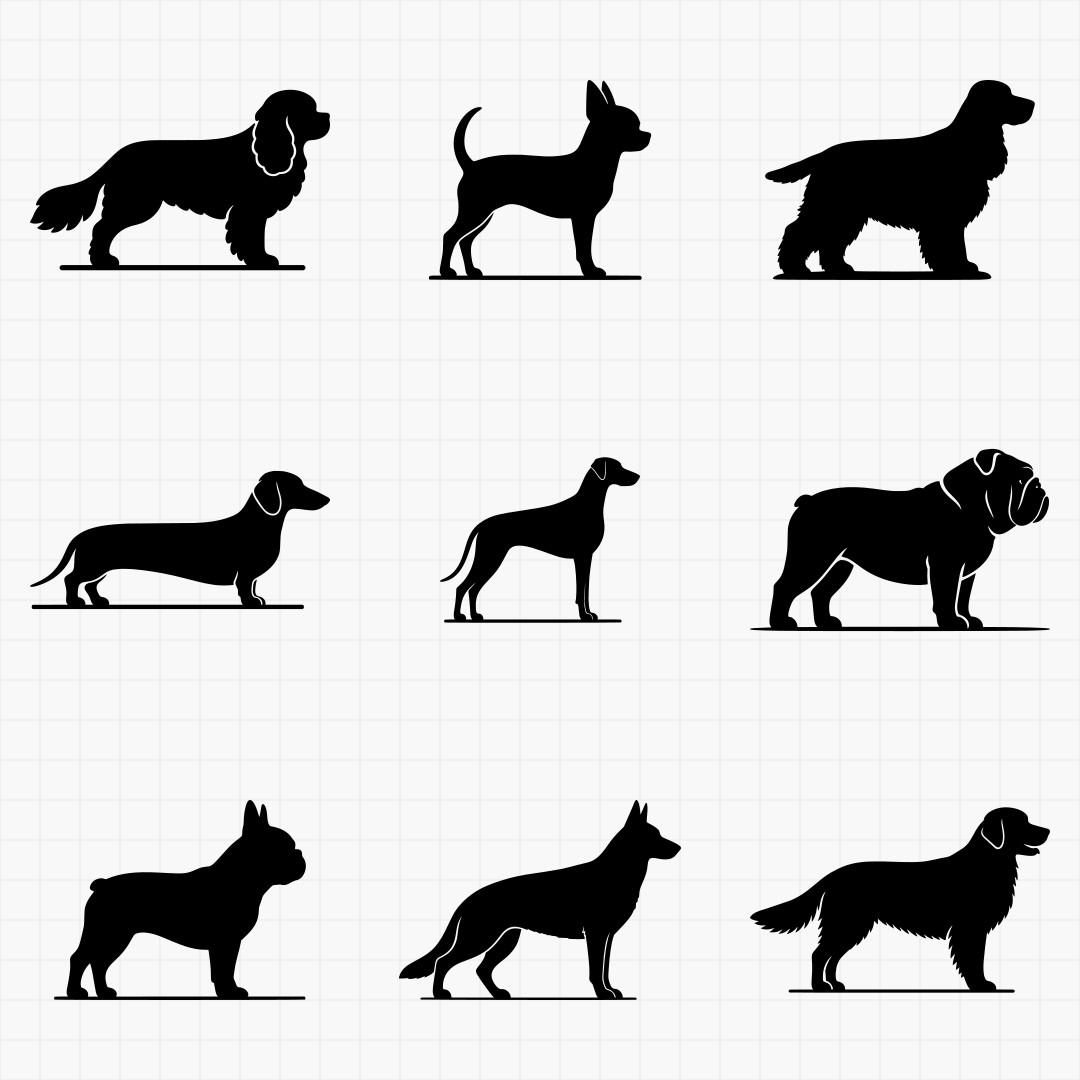 Dog Breed Silhouette Chart - Thumbnail 3