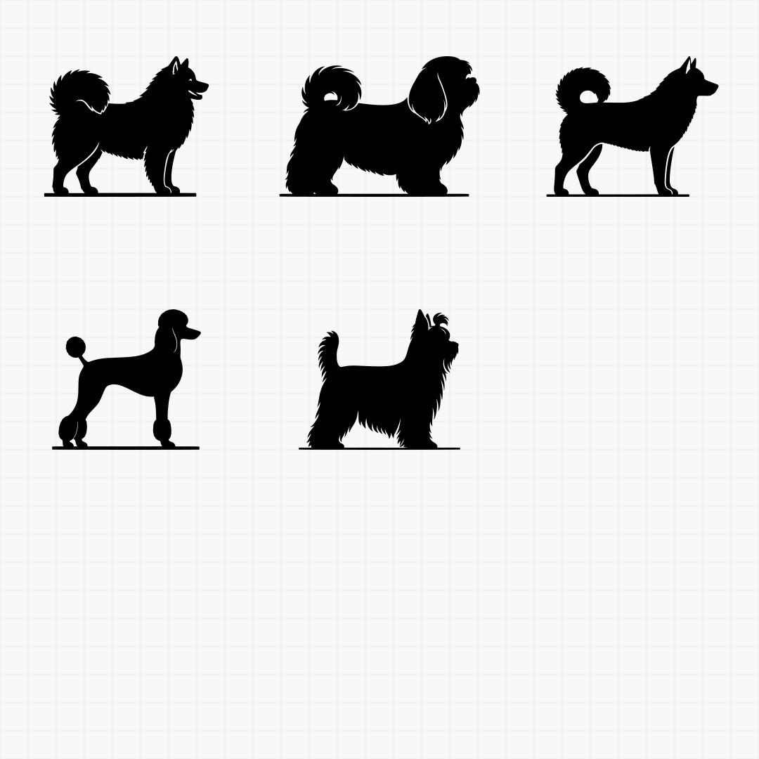 Dog Breed Silhouette Chart - Thumbnail 5