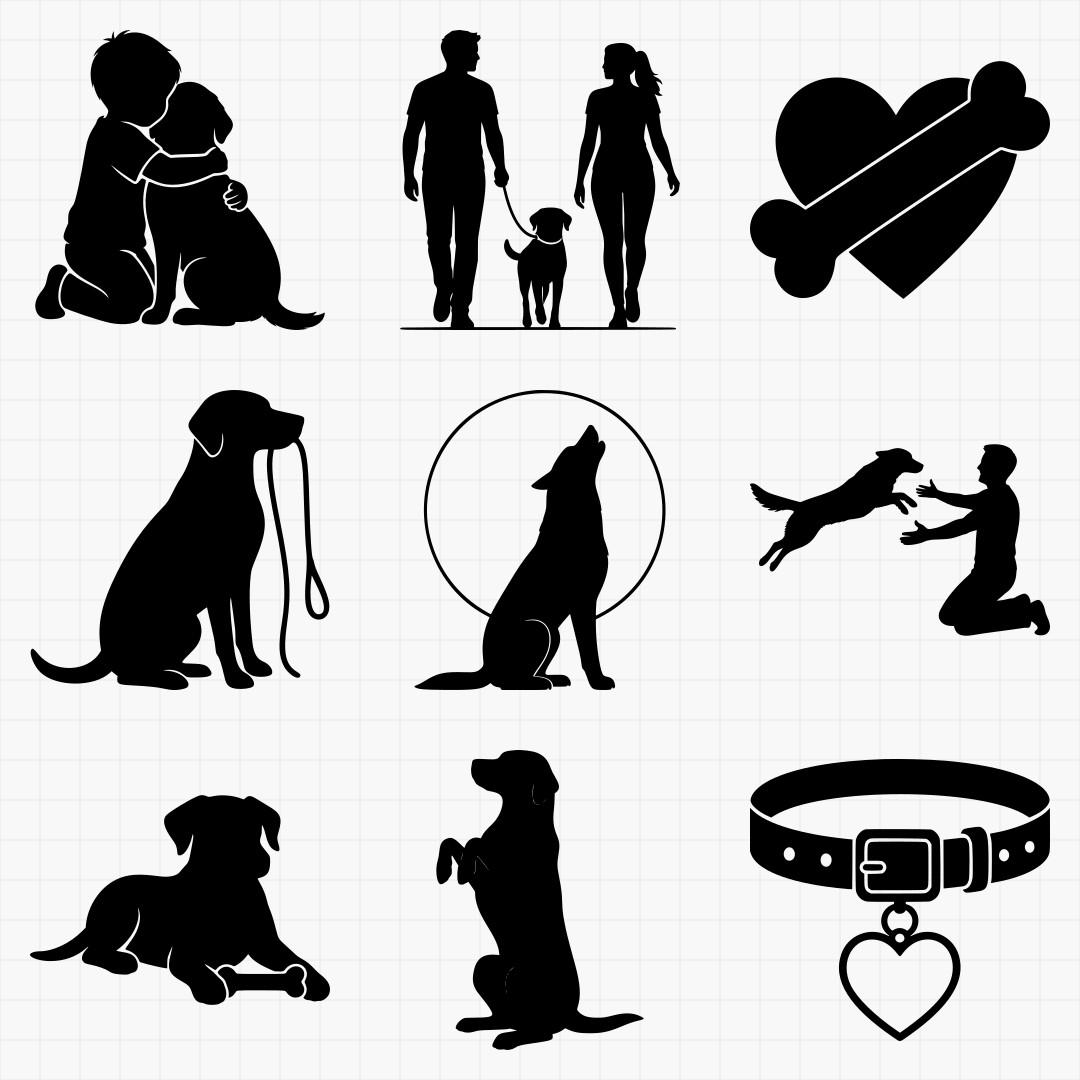 Dog Lover Silhouette Pack - Thumbnail 2