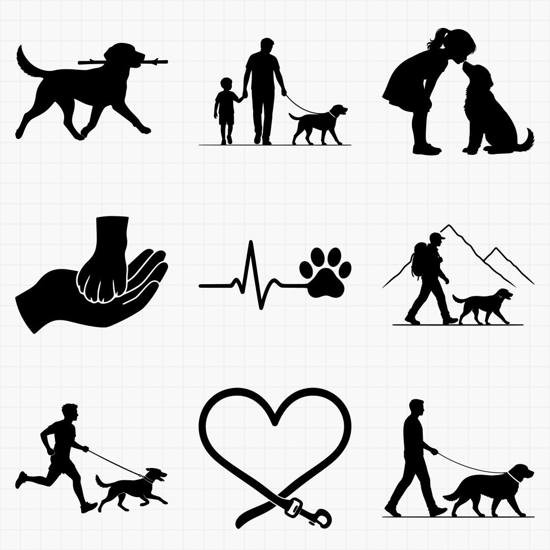 Dog Lover Silhouette Pack - Thumbnail 3