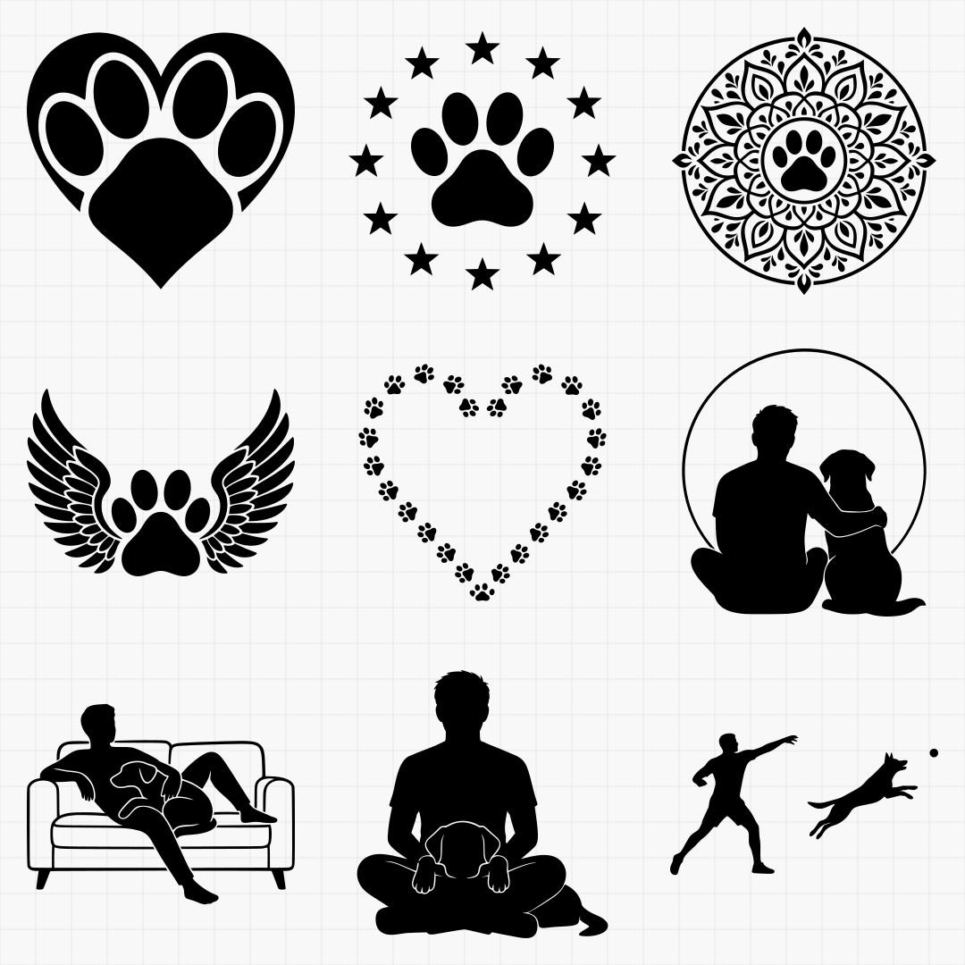 Dog Lover Silhouette Pack - Thumbnail 4