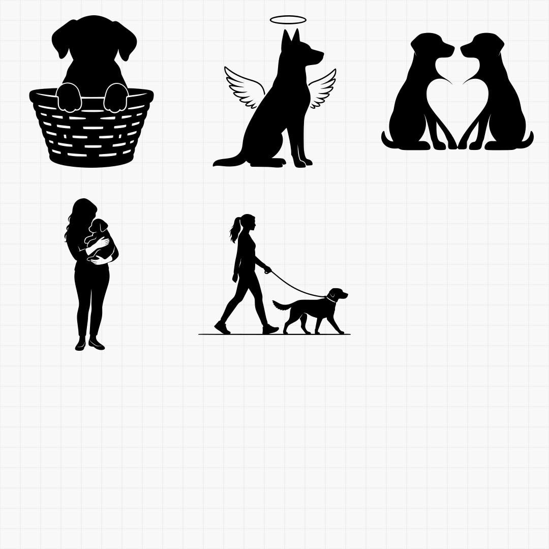 Dog Lover Silhouette Pack - Thumbnail 5
