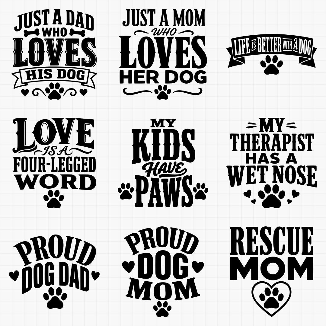 Dog Mom & Dog Dad Sayings Pack - Thumbnail 4