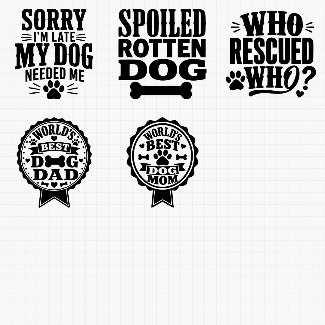 Dog Mom & Dog Dad Sayings Pack - Thumbnail 5