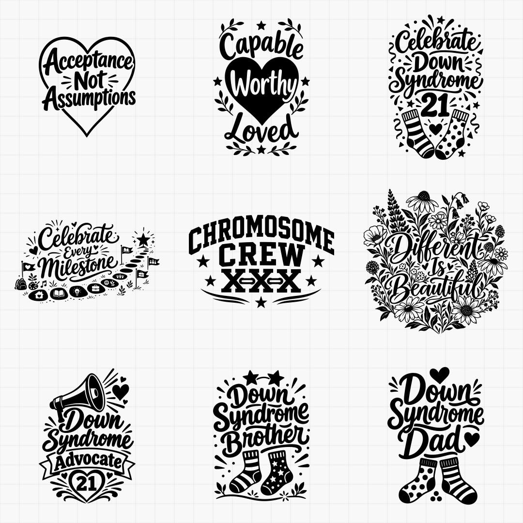 Down Syndrome Awareness & Acceptance Designs - Thumbnail 2