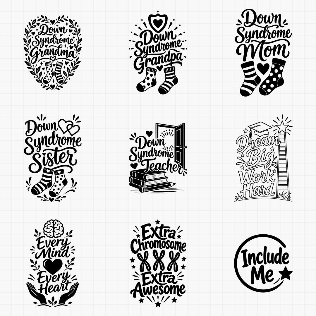 Down Syndrome Awareness & Acceptance Designs - Thumbnail 3