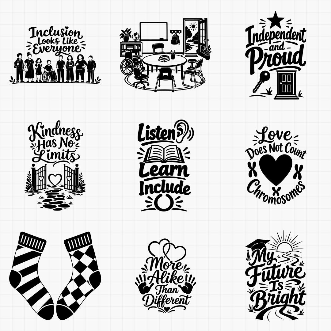 Down Syndrome Awareness & Acceptance Designs - Thumbnail 4