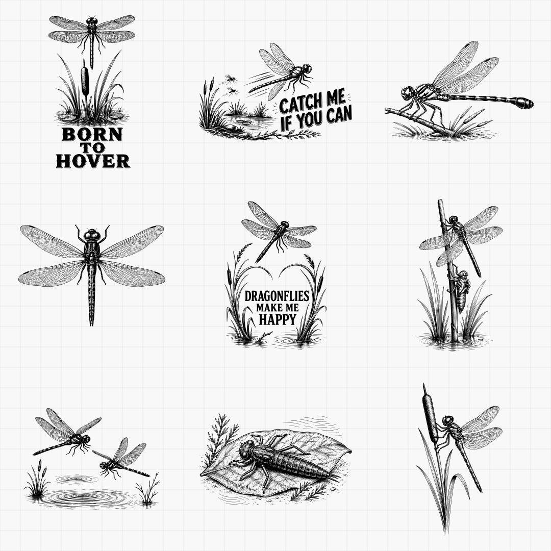 Dragonfly SVG Designs - Thumbnail 2