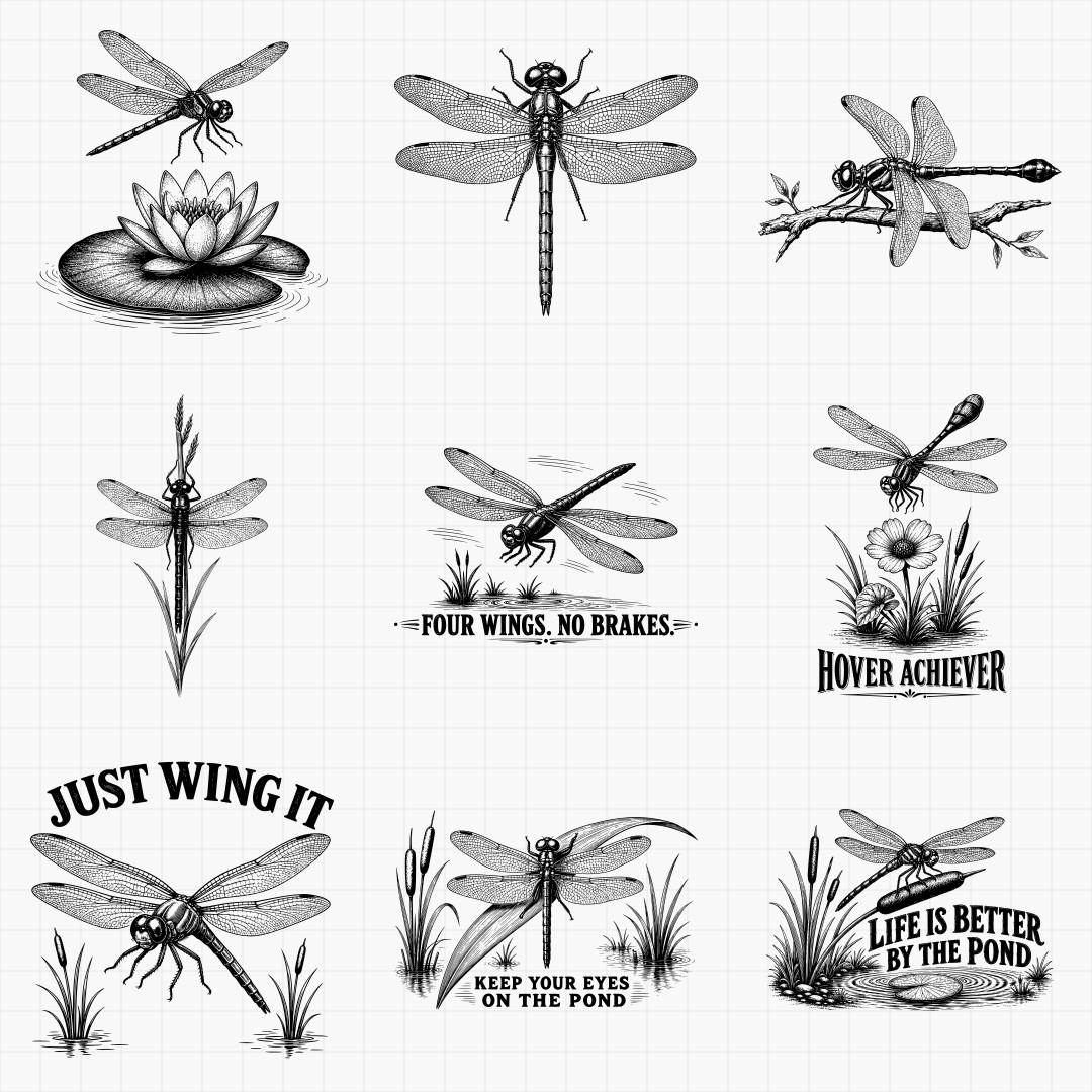 Dragonfly SVG Designs - Thumbnail 3