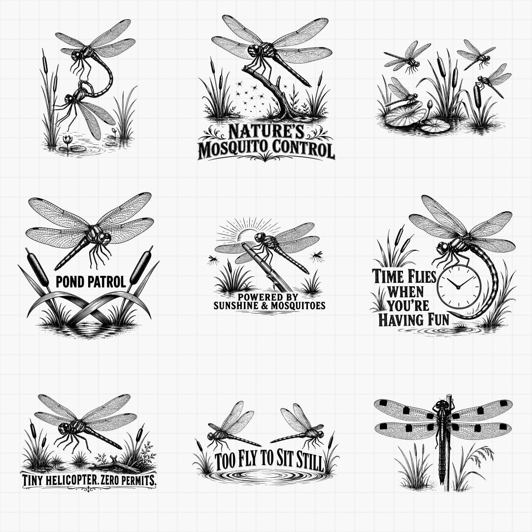 Dragonfly SVG Designs - Thumbnail 4